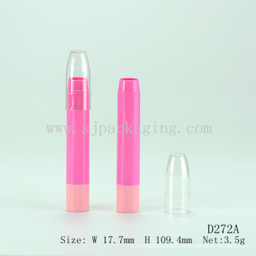 Forma única de lápiz Tubo de lápiz labial cosmético hacer su propio lápiz labial